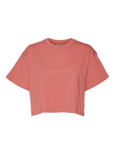 Nmalena S/S O-Neck Semicrop Top Fwd